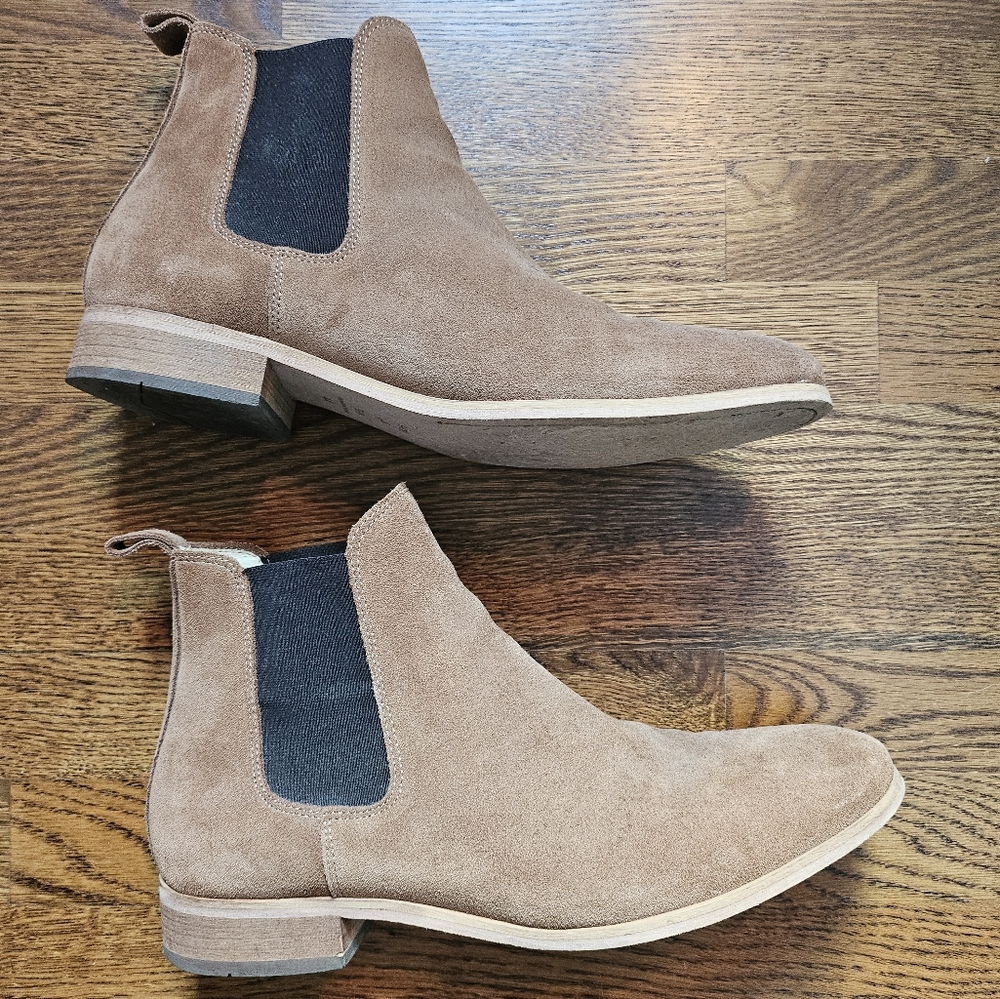 Men's Suede Leather Chelsea Boots